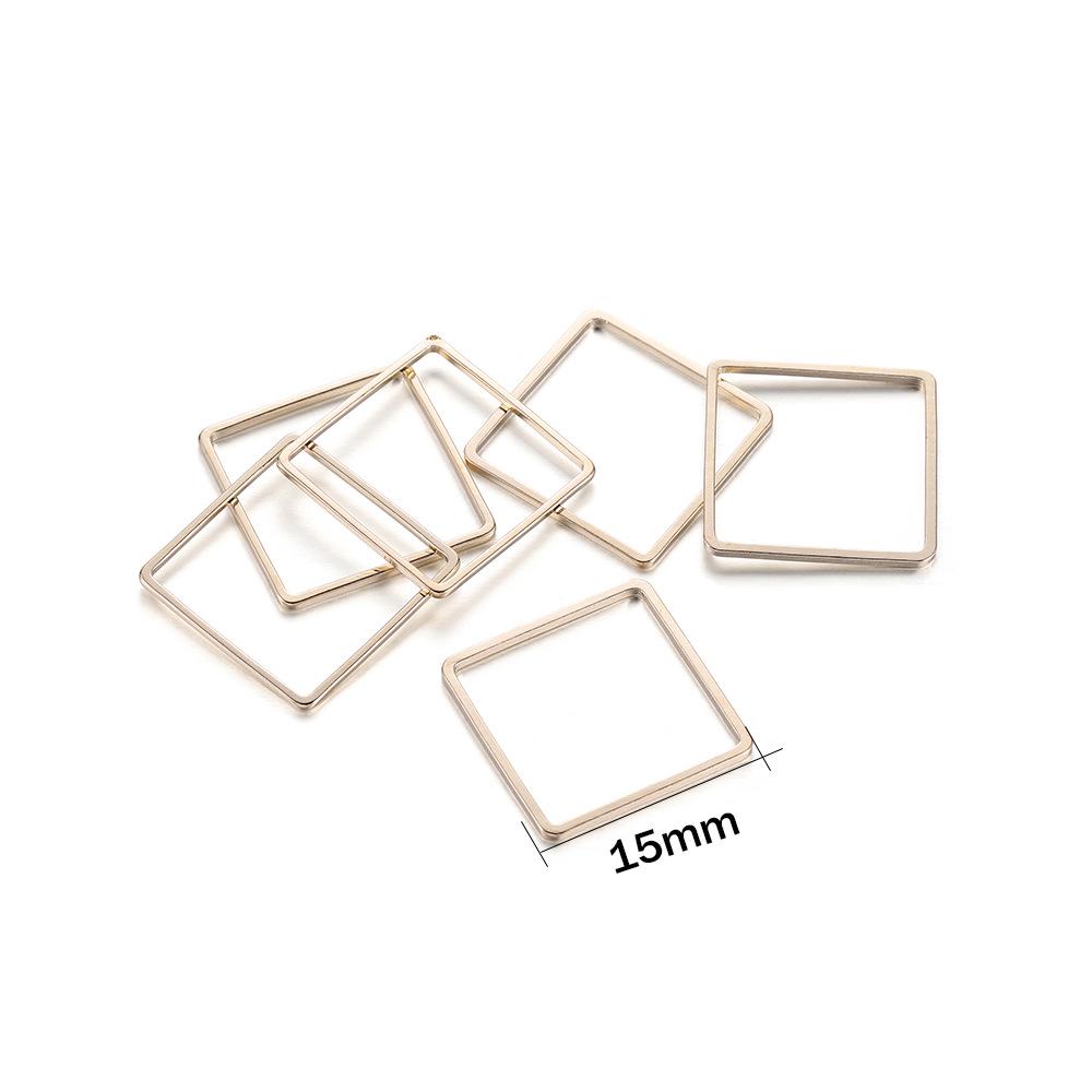 DIY Heart & Pentagram Metal Bezel Epoxy Alloy Frames for Jewelry Making