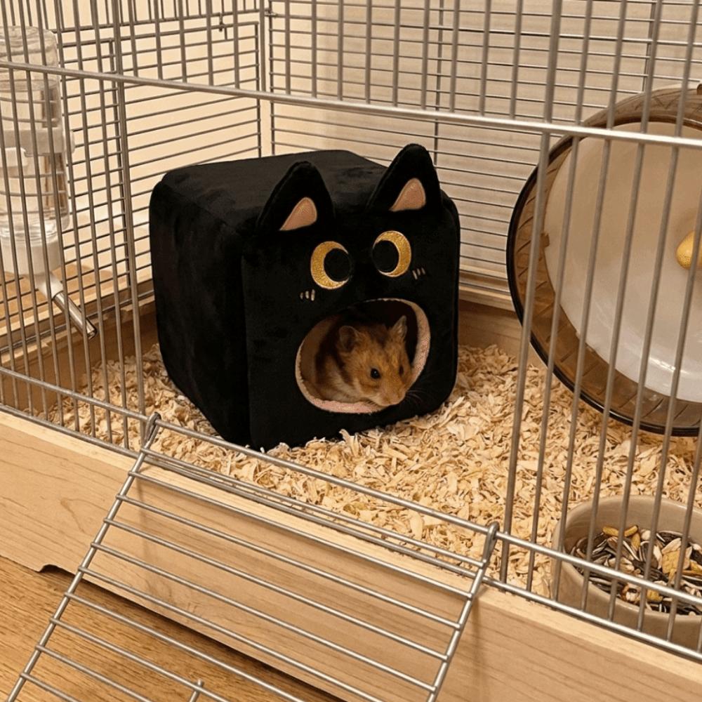 Thickened Winter Hamster House Soft Plush Pet Sleeping Cage  Cage Accessory