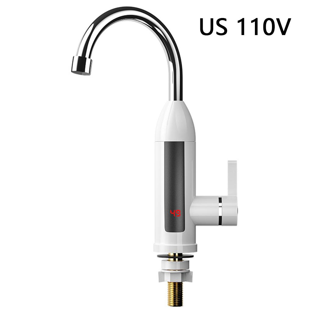 Electric Heated Kitchen Faucet Detachable Fast Heating Screen Display Replacement Household Hotel Bathroom Basin Digital Tap