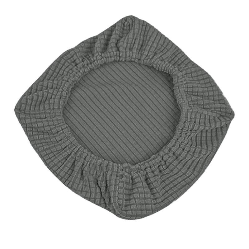 1/4pcs Polar Fleece Stool Cover Durable Elastic Non-slip Chair Seat Protector Slipcover Nordic Style Square Protective Case