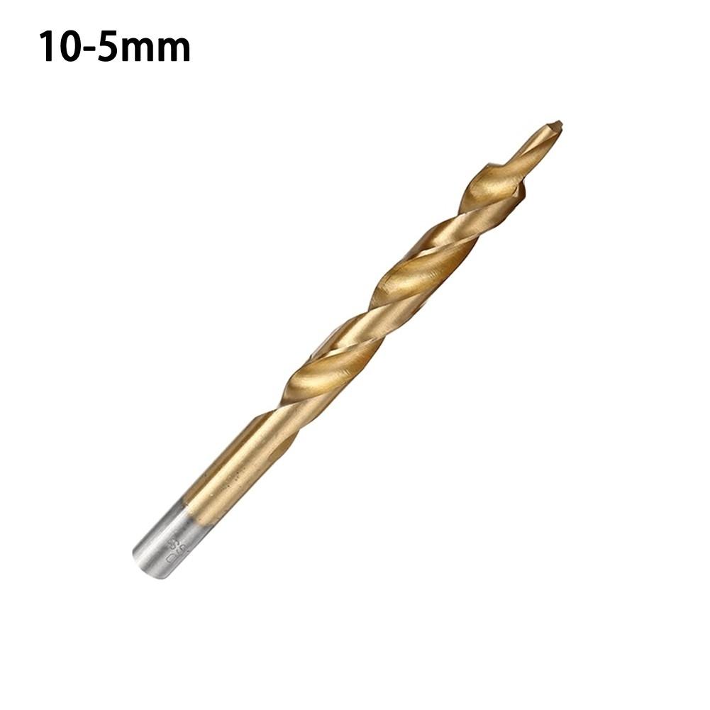High Efficiency Spiral Step Drill Bit for Woodworking Tool 10 5mm Size