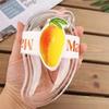 50pcs Baking Packaging Box Cupcake Plastic Box Large Capacity Fruit Shaped Packaging Box  Ice Cream
