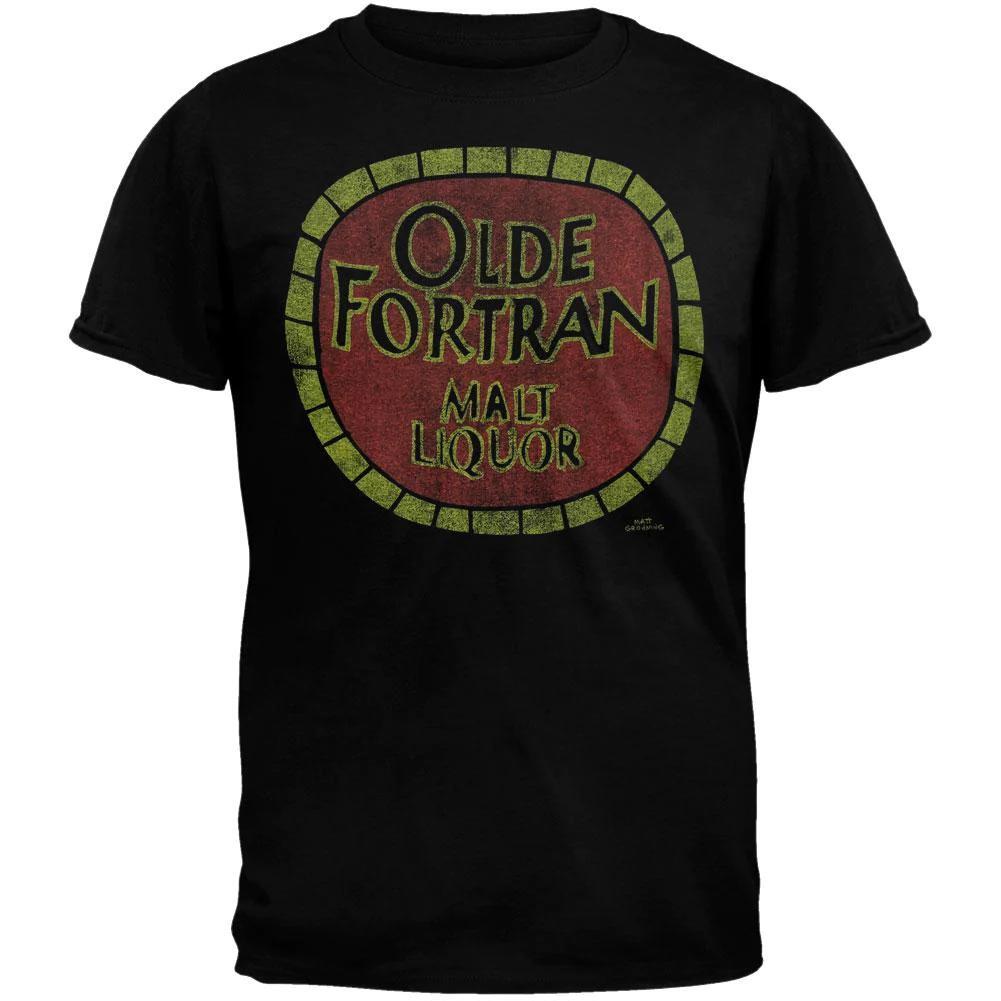 Futurama TV Shirt - Old Fortran / Olde English 40oz Parody S