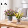 Orchid Planter with Saucer Clear Pot Saucer, Phalaenopsis Drainage Home Decor Plant Holes, Slotted Root Control Flower for Oncidium