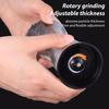 1/2Pcs Pepper Grinder Visible Transparent Glass Ceramic Core Manual Grinder Sea Salt Powder Grinder Seasoning Bottle Jar