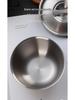 304 Stainless Steel Steamed Egg Bowl with Lid for Babies - Steamer, Stew Pot, and Soup Use