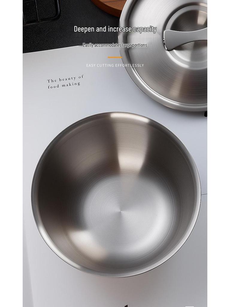 304 Stainless Steel Steamed Egg Bowl with Lid for Babies - Steamer, Stew Pot, and Soup Use