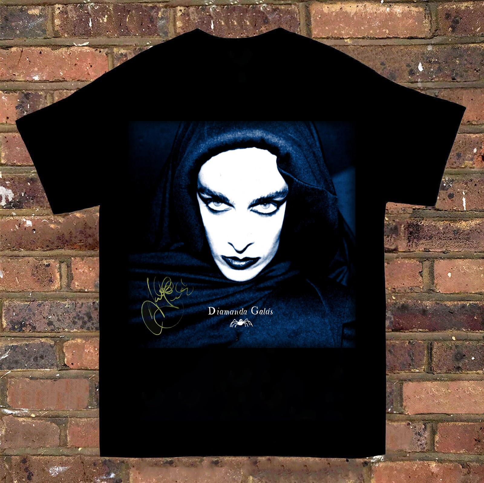 Collection Diamanda Galas Singer Short Sleeve Black All Size Men T-Shirt S