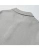 WORTHWHILE MOVEMENT Two-Sided Knit Polo Shirt (Light Gray)