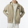 Adidas Solid Color Logo Running Fitness Training Jacket Men Jacket Khaki IS9280