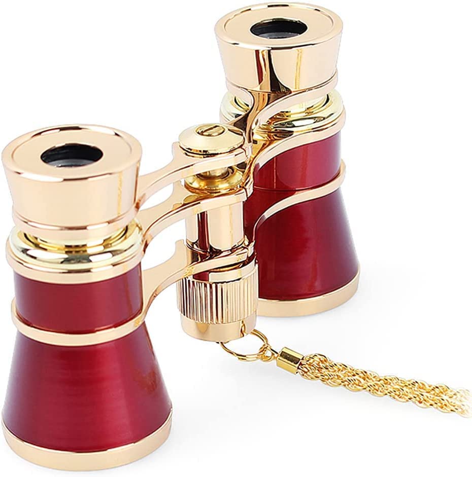 Binoculars for Live Concert Opera Opera For Stage Storage Metal Chain Center Watching Fireworks Women Performances, Binoculars, Glasses, Lightweight,