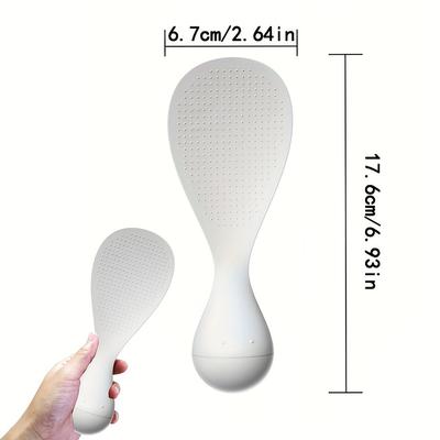 Non-Stick Rice Spoon with Anti-Stick Granules, Easy Clean Kitchen Utensil Stands Upright, Scratch-Free
