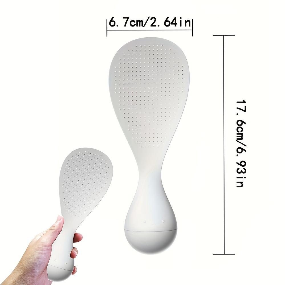 Non-Stick Rice Spoon with Anti-Stick Granules, Easy Clean Kitchen Utensil Stands Upright, Scratch-Free
