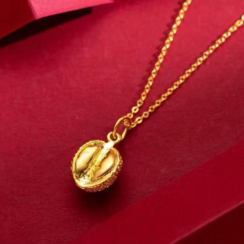 Durian Anhänger Halskette: Exquisite High-End Schlüsselbein-Kette
