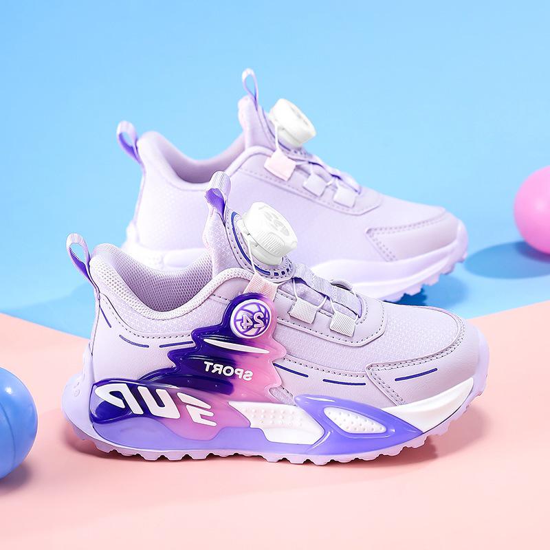Children’s Lightweight Leather Princess Running Shoes for Girls - 2025 Autumn/Winter Collection