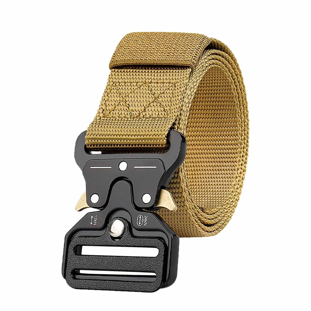 Nylon Woven  Belt for Men –  Buckle Military Training Belt, Adjustable Outdoor Belt for Middle-Aged and Young Men