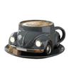 Beetle Shaped Creative Coffee Mug Heat Resist Funny Coffee Cup Large Capacity Handmade Decoration Cup for Home Kitchen
