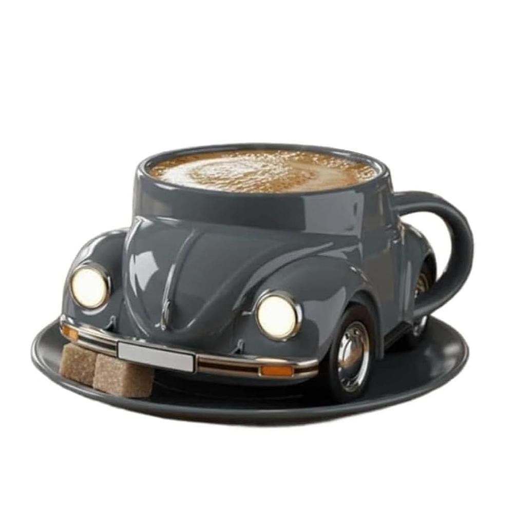 Beetle Shaped Creative Coffee Mug Heat Resist Funny Coffee Cup Large Capacity Handmade Decoration Cup for Home Kitchen