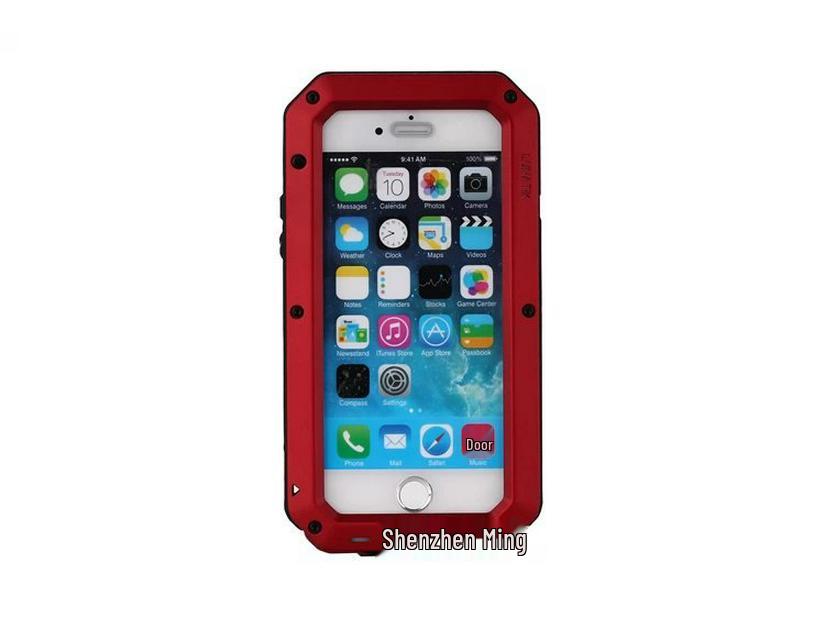 Durable Metal Protective Case for iPhone 6/7/8 - Anti-Drop, Water & Dust Resistant