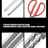 Eel Kitchen Accessories Red Handle Stainless Steel Multifunction Antislip Clip Sea Eel Tongs Fishing Catching Tool Tooth