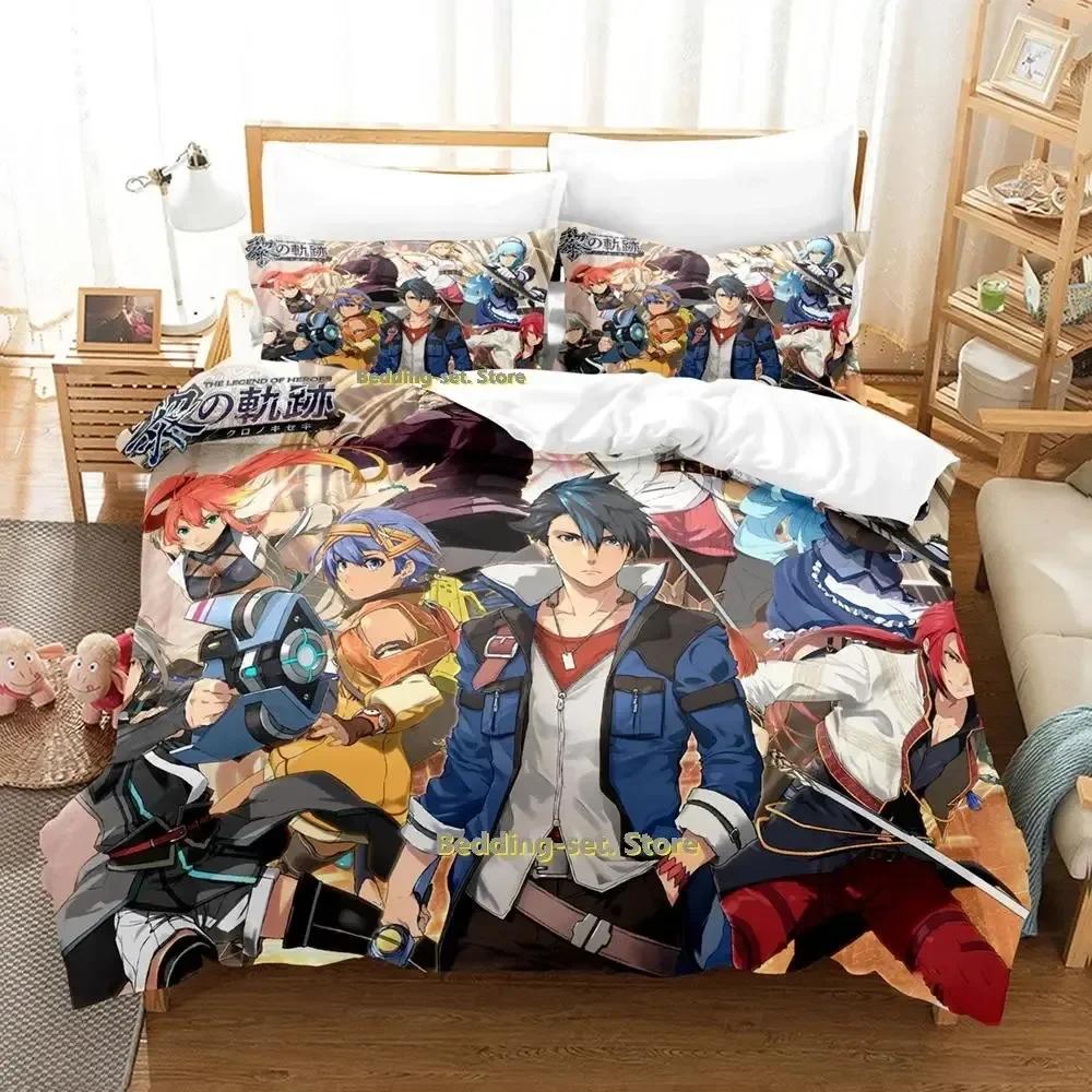 2023 The Legend Of Heroes Kuro No Kiseki 2 Bedding Set Single Twin Full Queen King Size Bed Set Teenager Bedroom Duvetcover Sets