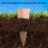 Pack Of 6 Red Clay Watering Spikes Stakes Tool Designed For Easy Plant Care And Water Conservation Home Gardening Needs