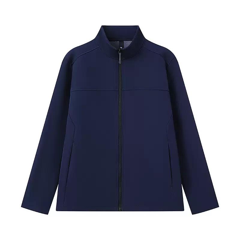Unisex Soft Shell Fleece Ski Jacket - Waterproof, Stand Collar with Hood, Outdoor Sports and Workwear