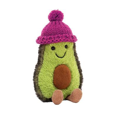 Jellycat Fun Food Series Fruit Avocado Companion Doll Plush Doll 15cm Tall
