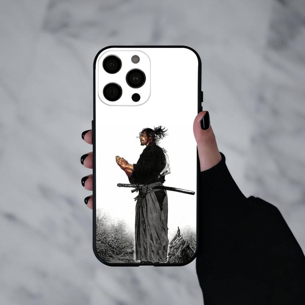 M-Miyamoto V-Vagabond M-Musashi   Phone Case Silicone Soft For IPhone 17pro 16 15 14 13 12 11 X XR Plus Pro Max Plus