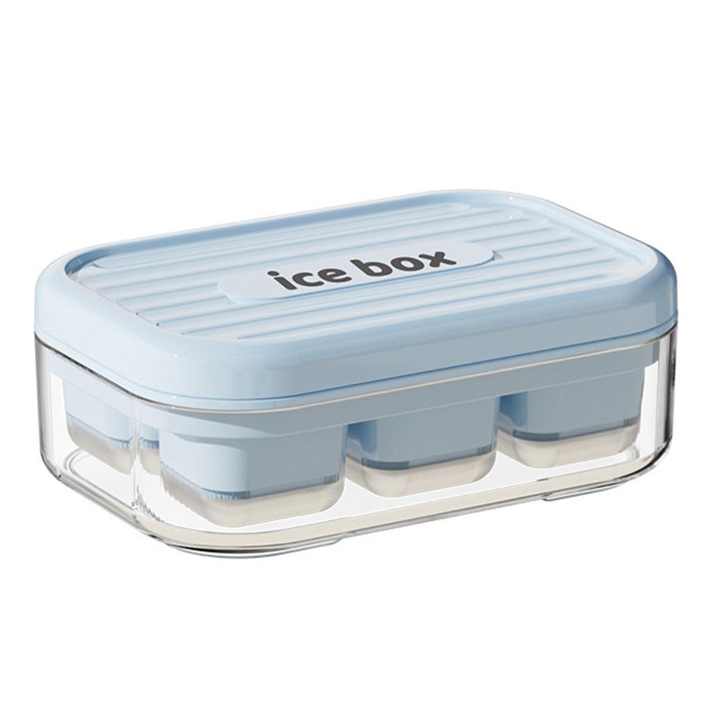 Stackable Ice Tray With Lid For Refrigerator Ice Storage Premium Food-Grade Safety Ice Tray For Perfect Party Beverage Solution