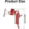 Drywall Wall Painting Sprayer with 3 Nozzle (4.0mm/6.0mm/8.0mm), Adjustable Air Hopper Spray Gun Texture Tool, for Walls and Ceiling(3L/0.66gal