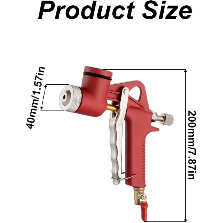 Drywall Wall Painting Sprayer with 3 Nozzle (4.0mm/6.0mm/8.0mm), Adjustable Air Hopper Spray Gun Texture Tool, for Walls and Ceiling(3L/0.66gal