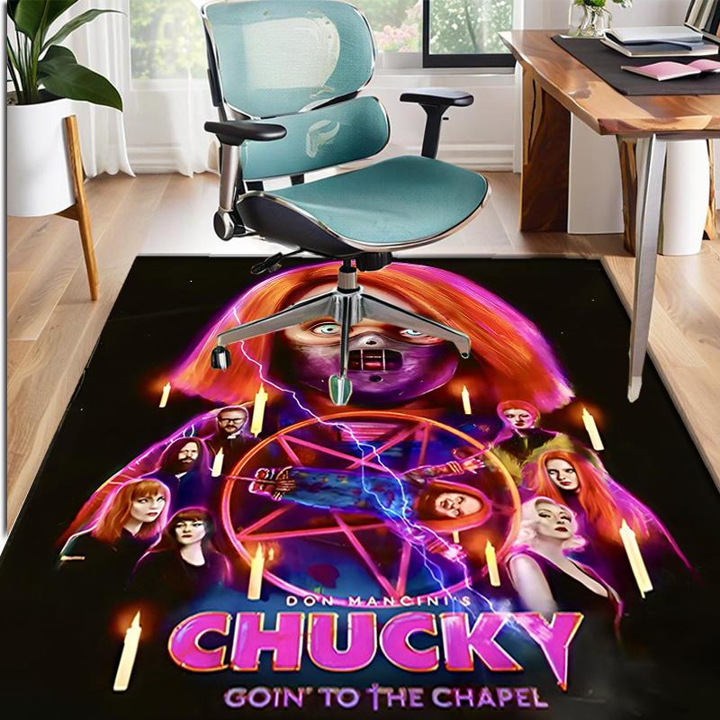 horror movie Pattern Rug, Indoor/Outdoor Mat, for Picnic, Gameroom, Bedroom, Office, Living Room, Home Decor Carpet, Birthday Gift