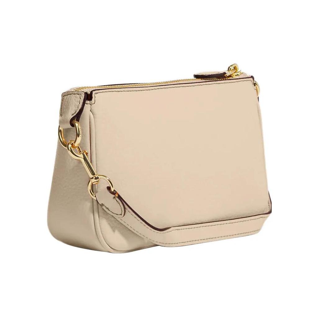 COACH SNOOPY Peanuts Nolita Pebbled Leather Handbag , Shoulder Bag Women's Nude (Unisex) Shoulder Bags CE858 IMOQY