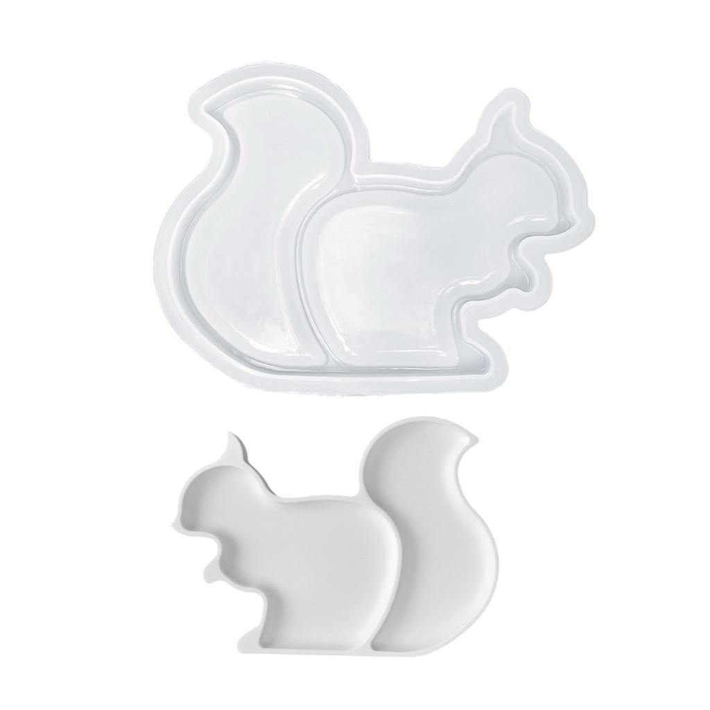 Trendy Large Christmas Sturdy Silicone Mold for Resin Castes Epoxy Tray Dish Molds Craft Supplies Jewelry Holder Making