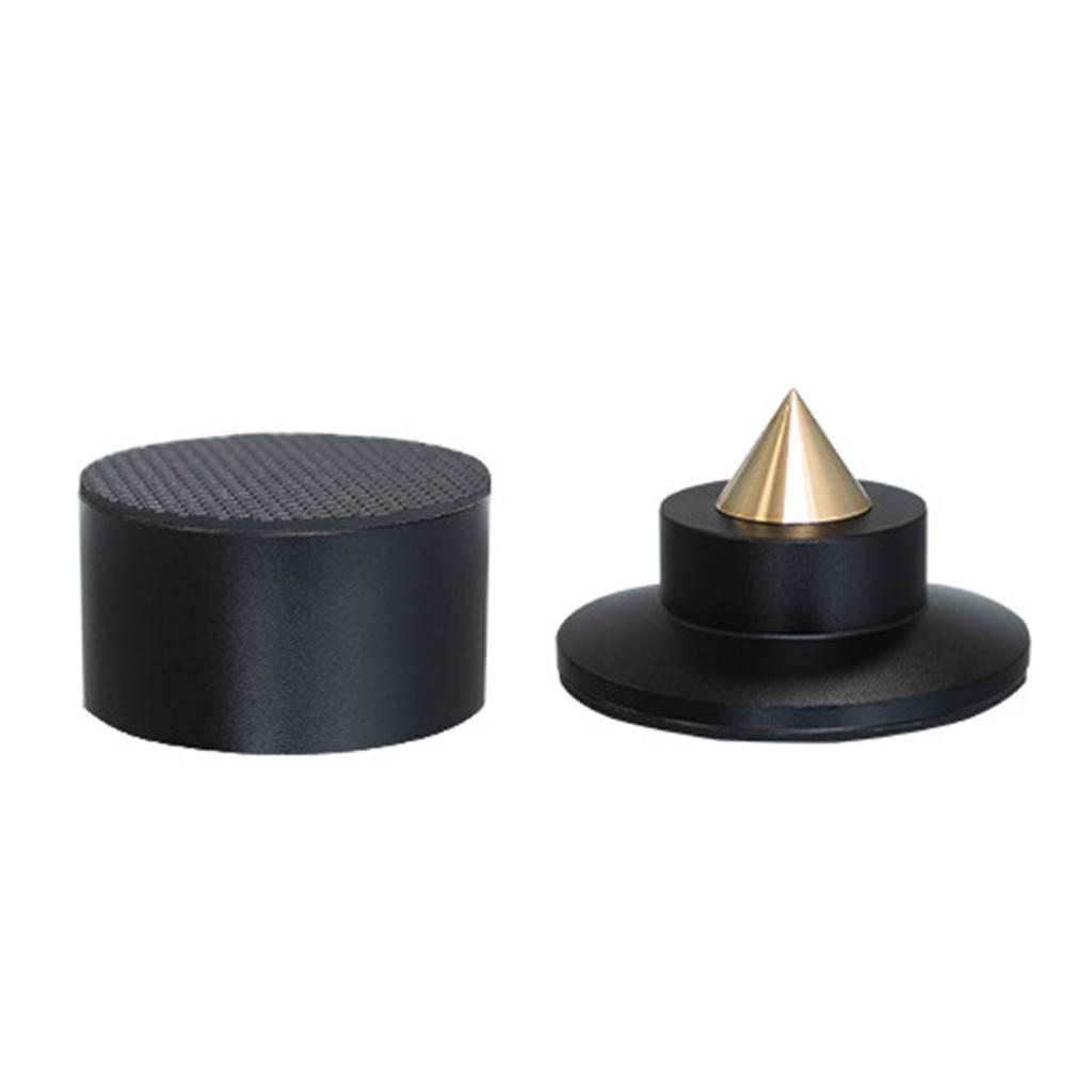 Universal Spring Loaded AntiVibration Pad for Speakers Aluminum Construction NonSlip Rubber Base