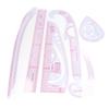7pcs Sewing Ruler Set French Curve Pattern Making Ruler Kit for Beginners Tailors Designers
