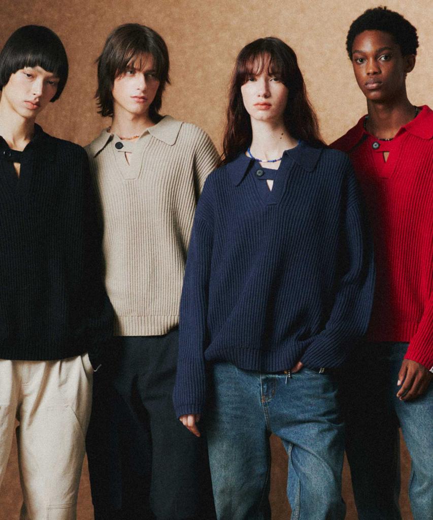 WMC Bijou Half Collar Knit (4 Colors)