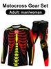 Sada oblečení na motokros Enduro cross Dres Kalhoty Sady Racer Sada vybavení Terénní Pánské Sady Dámské horské Downhill Motocykl MX