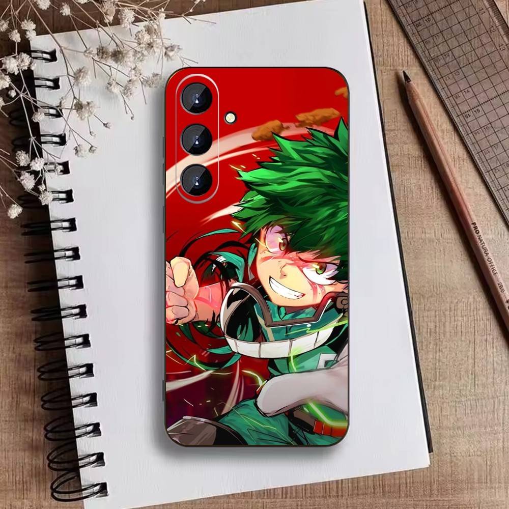 Katsuki Bakugo R-Hero Academia Phone Case For Samsung Galaxy A73,A21s,A22,A31,A52,A53,A71,A41Soft Black Shell