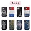 Husă de telefon de lux Clmj din Denim pentru iPhone 17 16e 16 15 14 13 12 11 X XS XR XSMAX 7 8 Air Pro Max Plus Capac Spate Strat Dublu