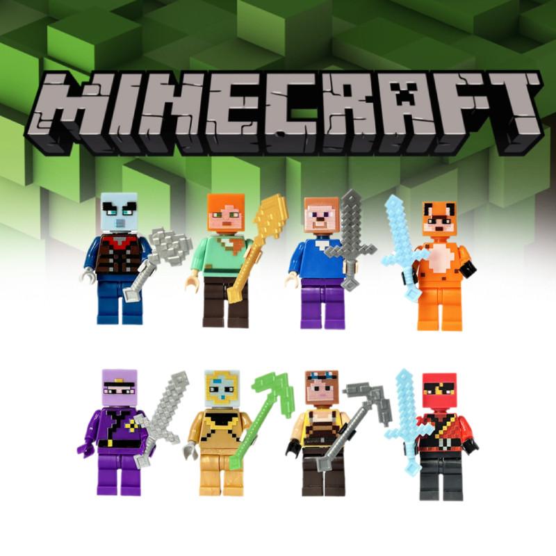 Factory World Mini Figurine Building Blocks Compatible With Lego Colorful Plastic Toys