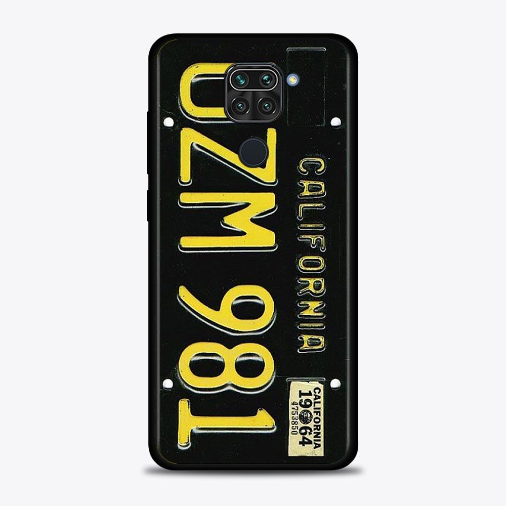 Case For Xiaomi Redmi Note 11S 11 10 8 Pro 8 8T 9 9T 9S 10 for Redmi K50 K40S K40 10 9A 9 Retro Funny License Plate Number Car