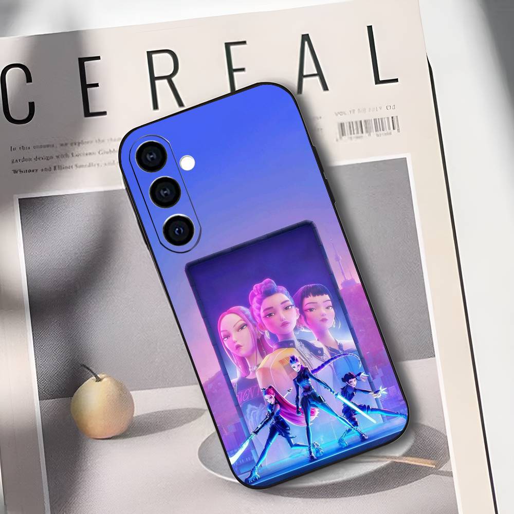 K-Pop D-Demons Hot H-Hunters Phone Case For Samsung Galaxy A73,A72,A71,A70,A53,A52,A51,Soft Silicone Black Cover
