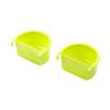 Bird Feeding Bowl Sturdy Hanging Cup Cage Accessories for Parrots Conures Macaws Birds Feeding Station