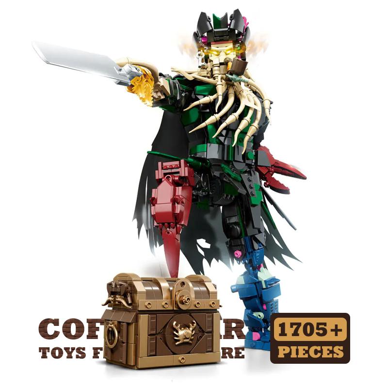 

Movie Action Figures DO IT YOURSELF Blocks Model Pirate Ship Captain Octopus MOC Construction Bricks Dolls Adult Kids Christmas Gift Idea