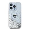 Karl Lagerfeld Klhmp14Xlgchsgh Iphone 14 Pro Max 6.7 Hardcase Transparent Liquid Glitter Choupette Head Magsafe