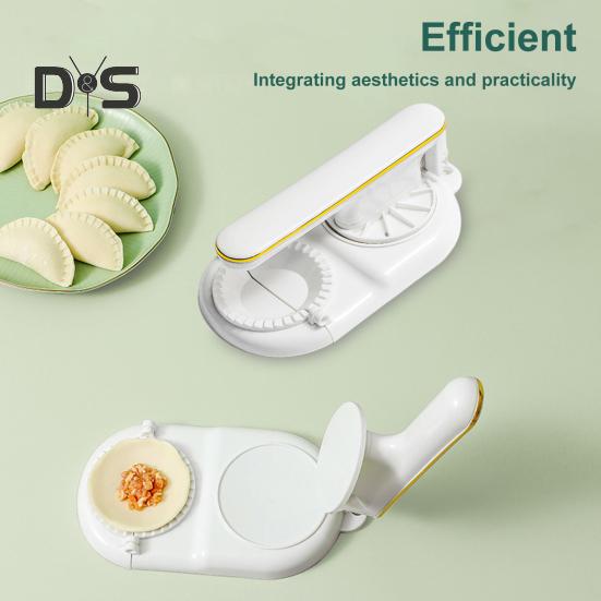 Výrobník knedlíků Přenosný multifunkční návod 2 v 1 pro rychlou výrobu knedlíků Empanada Výrobník knedlíků Lis na vaření v kuchyni