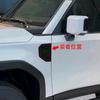 RUIQ Toyota New Land Cruiser 250 Series Exterior Fender Side Dummy Air Euro Outside Side Door Bezel Specially Designed for the Toyota Land Cruiser 250