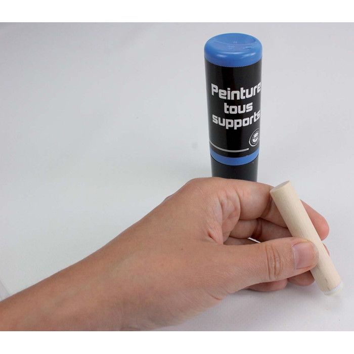 Foam Daubers with Wooden Handle Assorted Diameters 5 Pieces